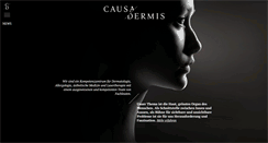 Desktop Screenshot of causadermis.ch