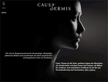 Tablet Screenshot of causadermis.ch